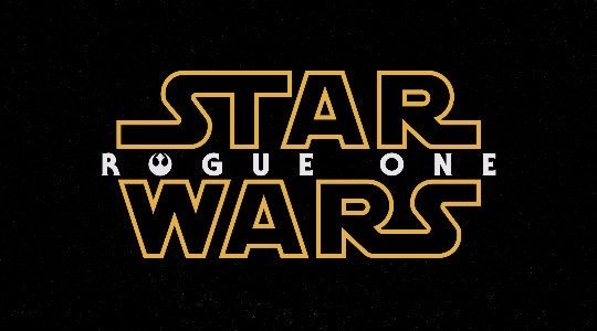 'Star Wars Rogue One' logo.