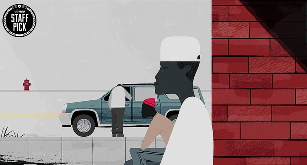 'The Wire' intro animada.