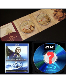 Del DVD al BD perdiendo calidad en las ediciones. ¿Qué harán con el 4K? Menos que la película pelada no puede ser.
