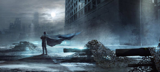 'Batman vs Superman' concept art.