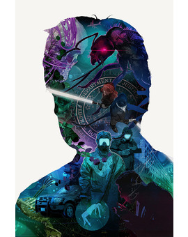 'Expediente X' póster de Chris Malbone.