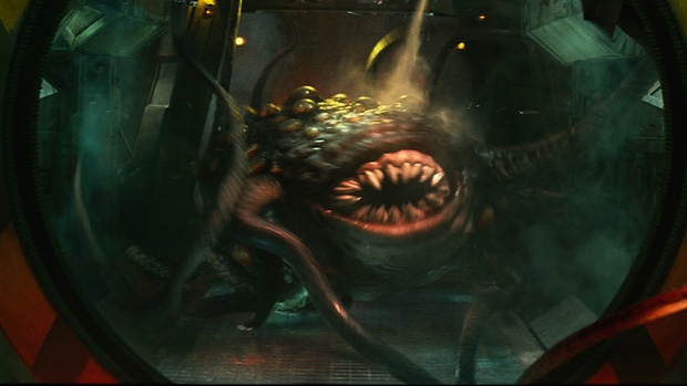 Indiana Jones en 'Star Wars VII'. Cuando el rathtar "rueda" tras Han y Chewi el sonido es el mismo de la rica esférica de 'En Busca del Arca Perdida'.
