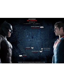 Mapa localizador de DC en Madrid.