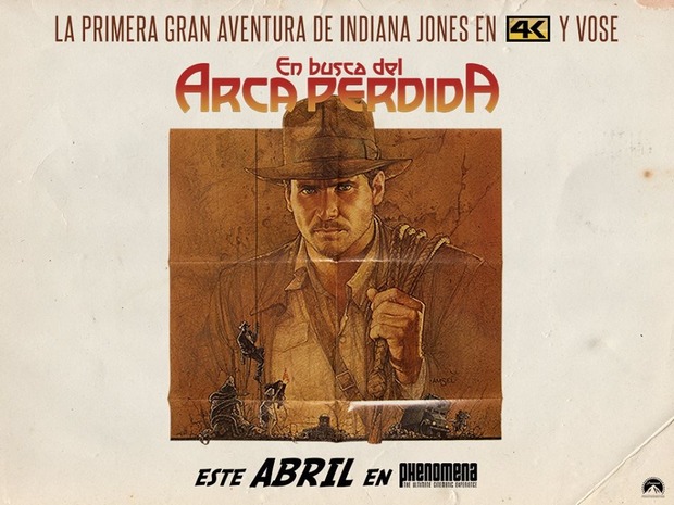 Los barceloneses tenéis una cita con Indiana Jones en abril. Gente con suerte, os envidio.