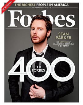 Sean Parker, creador de Napster, quiere revolucionar la industria cinematográfica. Otro.