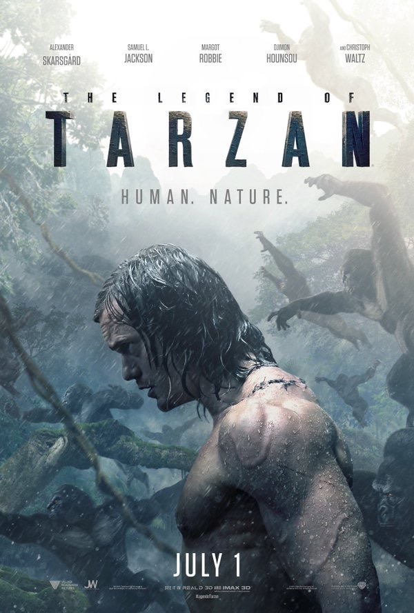 Nuevo cartel de 'La Leyenda de Tarzán'.