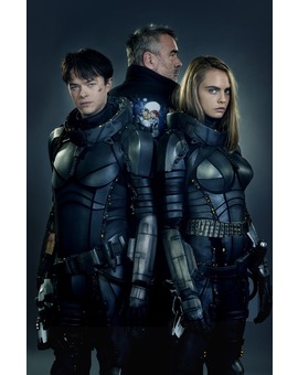 Valerian, Laureline y Luc Besson.