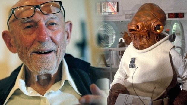 Erik Bauersfeld, la voz del almirante Ackbar, ha fallecido. R.I.P.