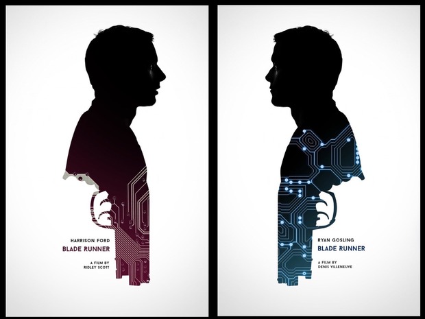 'Blade Runner 1 y 2' pósteres.