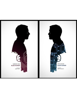 'Blade Runner 1 y 2' pósteres.