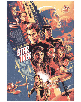 'Star Trek' póster de Aurelio Lorenzo.