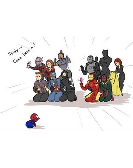 Spider-Man eligiendo bando.