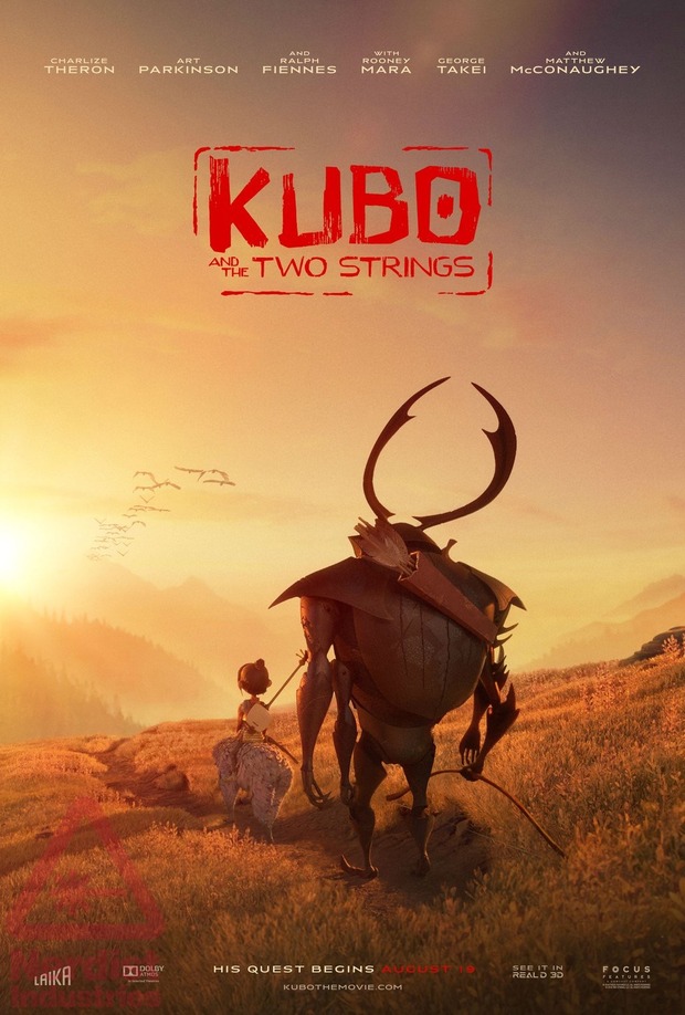 'Kubo and the Two Strings' póster.