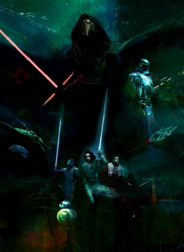 'Star Wars VII' por Christopher Shy.