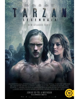 'La Leyenda de Tarzán' póster húngaro.