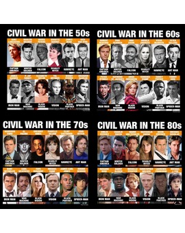 C.A.Civil War en los 50, los 60, los 70, los 80. ¿Y en los 30, 40, 90...?