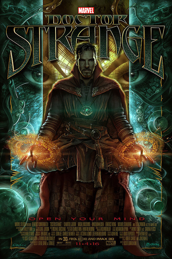 'Dr. Strange' póster de Rob Csiki.