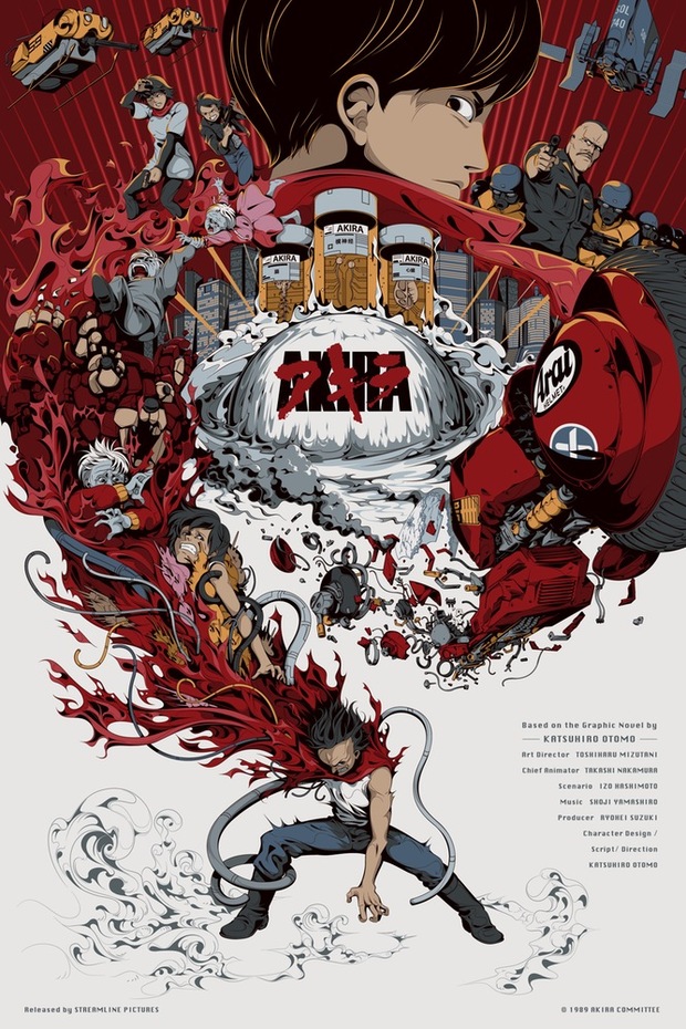 'Akira' póster de Man-Tsun Tsang.