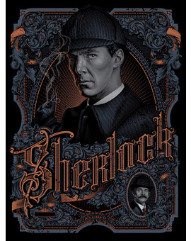 "Sherlock" póster de Tracie Ching.