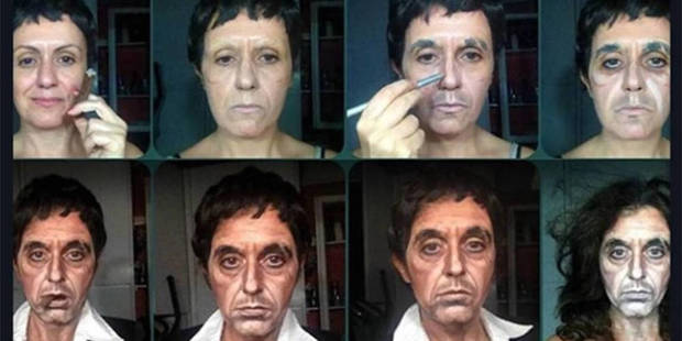 Las mil caras de Lucía Pittalis, heredera de Lon Chaney.