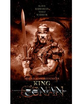 Chulo póster para una película que no existe, 'King Conan'.