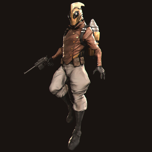 Mars Studio reimagina The Rocketeer.