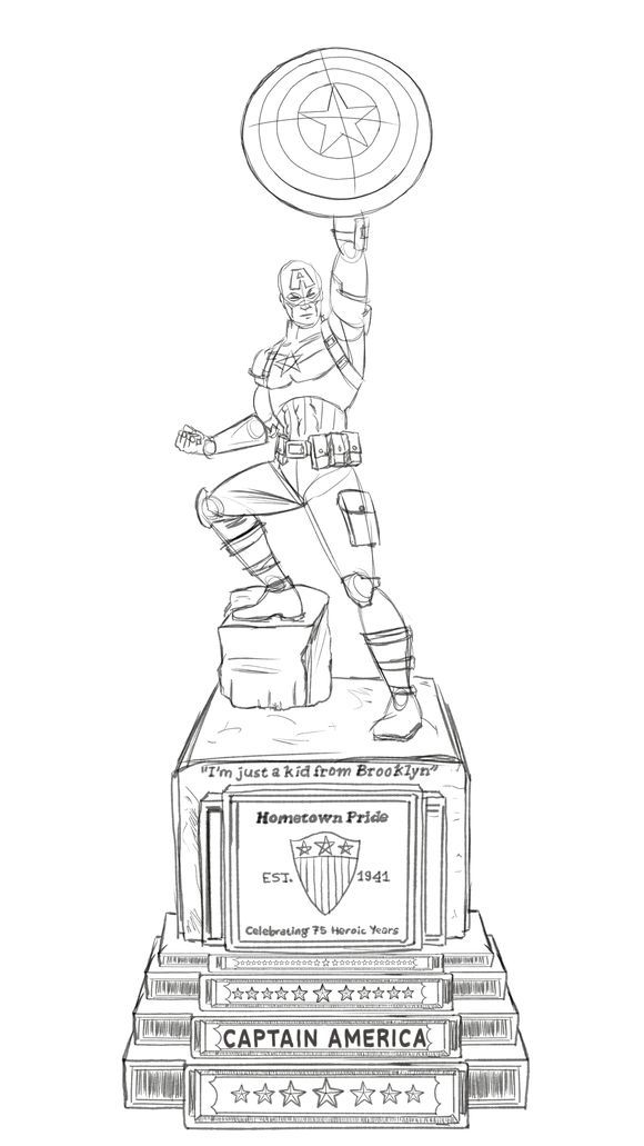 Marvel erigirá una estatua del Capitán América en Brooklyn por su 75 aniversario.