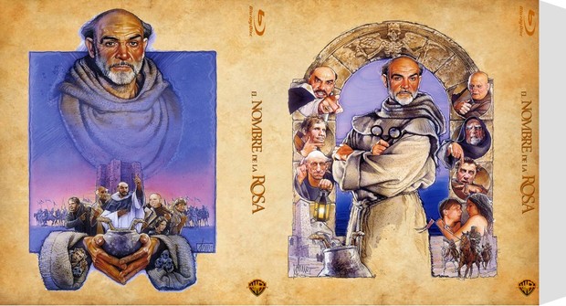 'El Nombre de la Rosa' funda con las pinturas de Drew Struzan.
