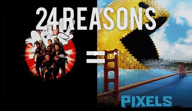 24 razones por las que 'Cazafantasmas II' y 'Pixels' son la misma película. (En inglés, pero se pilla la idea)
