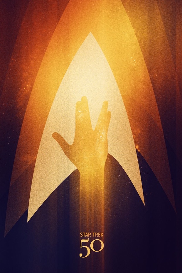 'Star Trek 50 Aniversario' poster de Poster Posse.