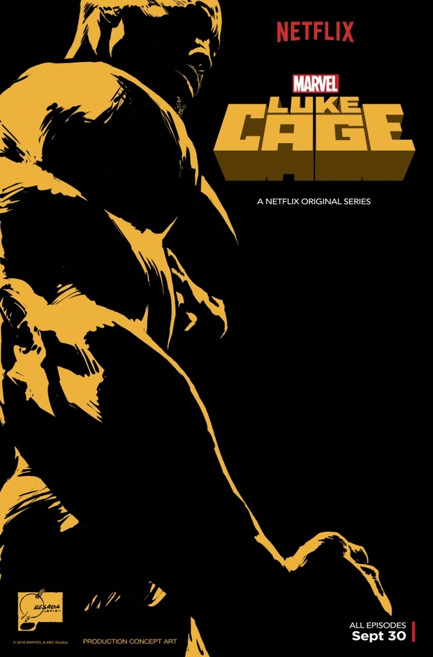 'Luke Cage' póster de Joe Quesada.