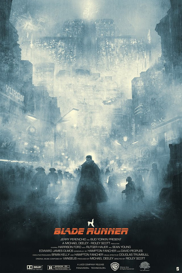 Gran póster de 'Blade Runner' por Karl Fitzgeral.