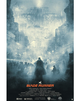 Gran póster de 'Blade Runner' por Karl Fitzgeral.