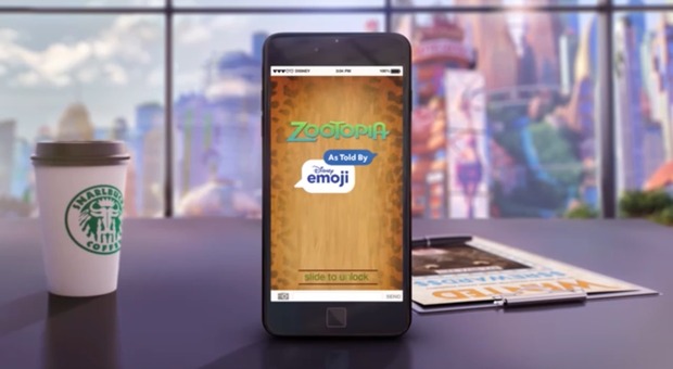 'Zootrópolis' contada con emoticonos.