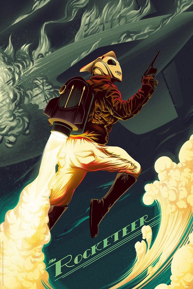 'The Rocketeer' por Kevin Tong.