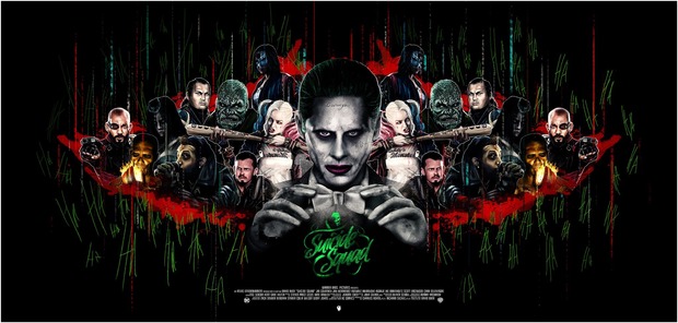 'Suicide Squad' póster de Luke Butland.