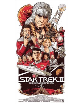 'Star Trek II' por Patrick Connan.
