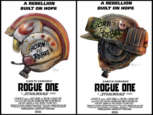 'Rogue One' pósters de Orlando Arocena.