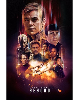 'Star Trek Beyond' póster de Rich Davies.