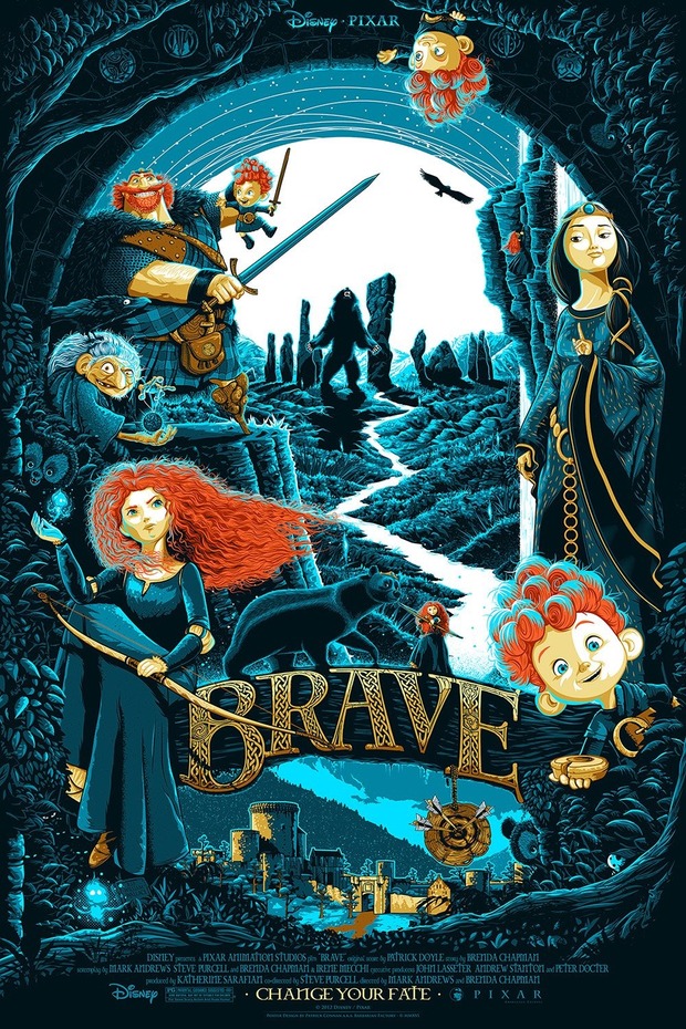 'Brave' póster de Patrick Connan.