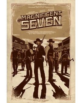 'Los 7 Magníficos' póster de Dan Shearn.