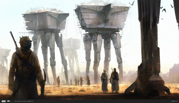 Concepts art de ILM (vídeo).