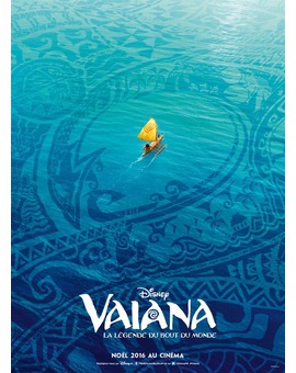 'Vaiana' póster francés.