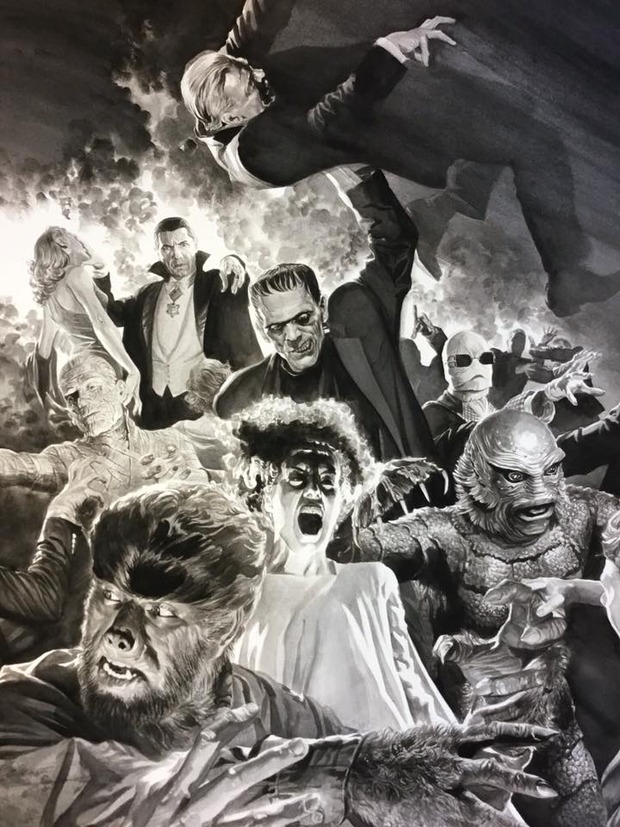 Los Monstruos de la Universal por Alex Ross.