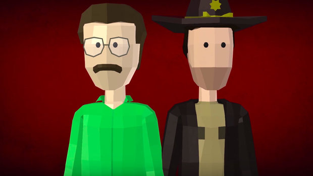 'Breaking Bad' es la precuela de 'The Walking Dead'. (No lo he encontrado subtitulado).