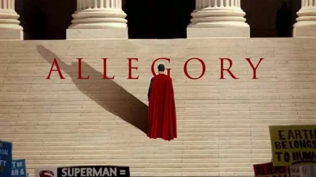 'Batman V Superman: Allegory'