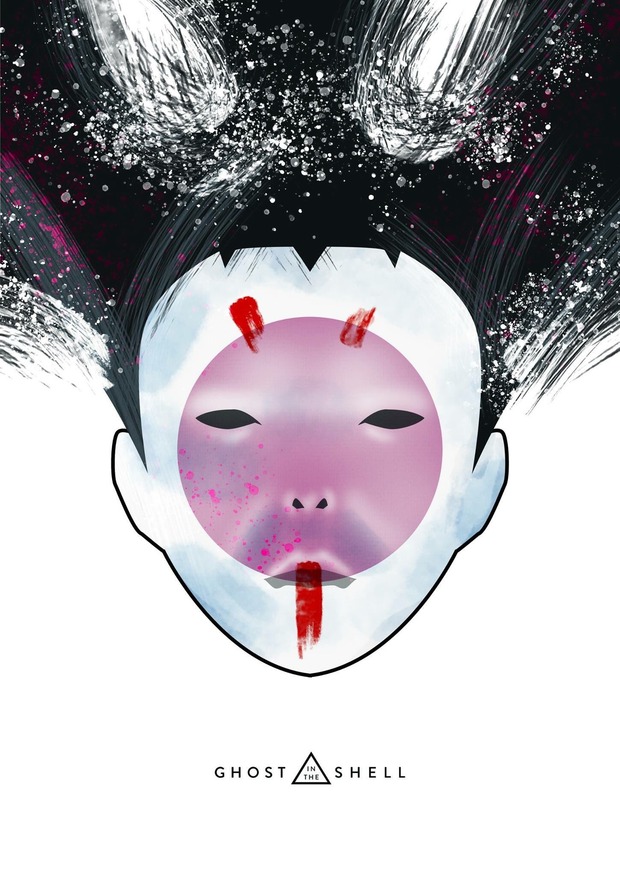 'Ghost in the Shell' póster de Glen Stone.