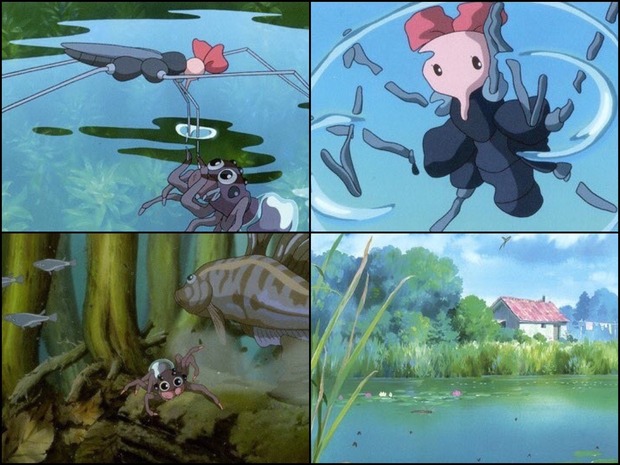 'Mizugumo Monmon' (2006) corto de Hayao Miyazaki exclusivo para el Museo Ghibli.