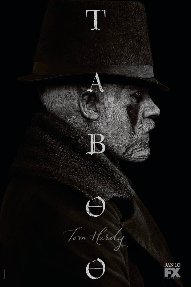 'Taboo' póster y trailer. Las nuevas promos están absurdamente bloqueadas para España.