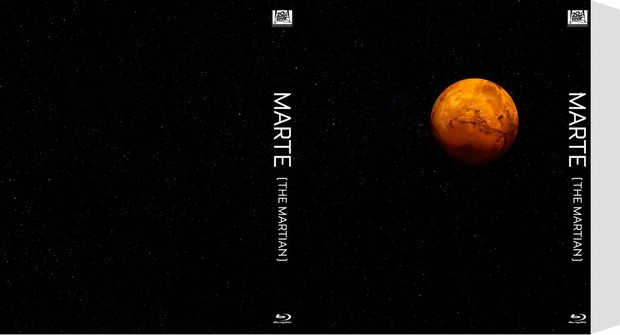 'Marte (The Martian)' slipcover, propuesta 1.